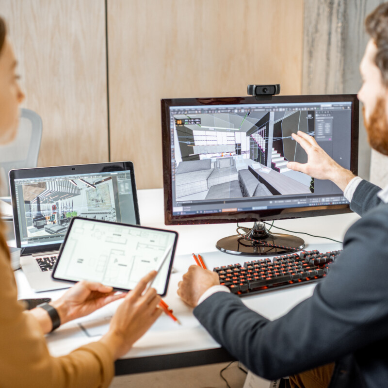 two-interior-designers-working-in-the-office